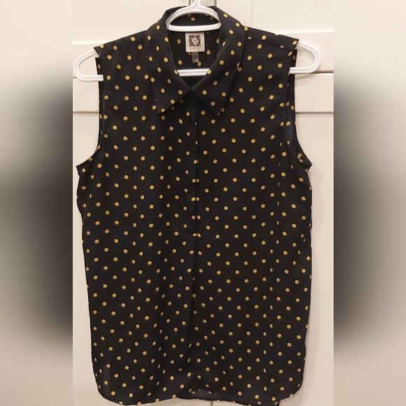 Ann Taylor sleeveless blouse - Picture 4 of 7